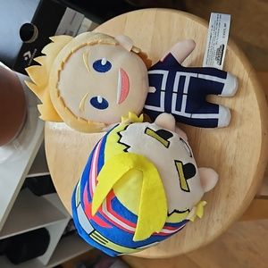 My Hero Academia plushies (All Might and Mirio)